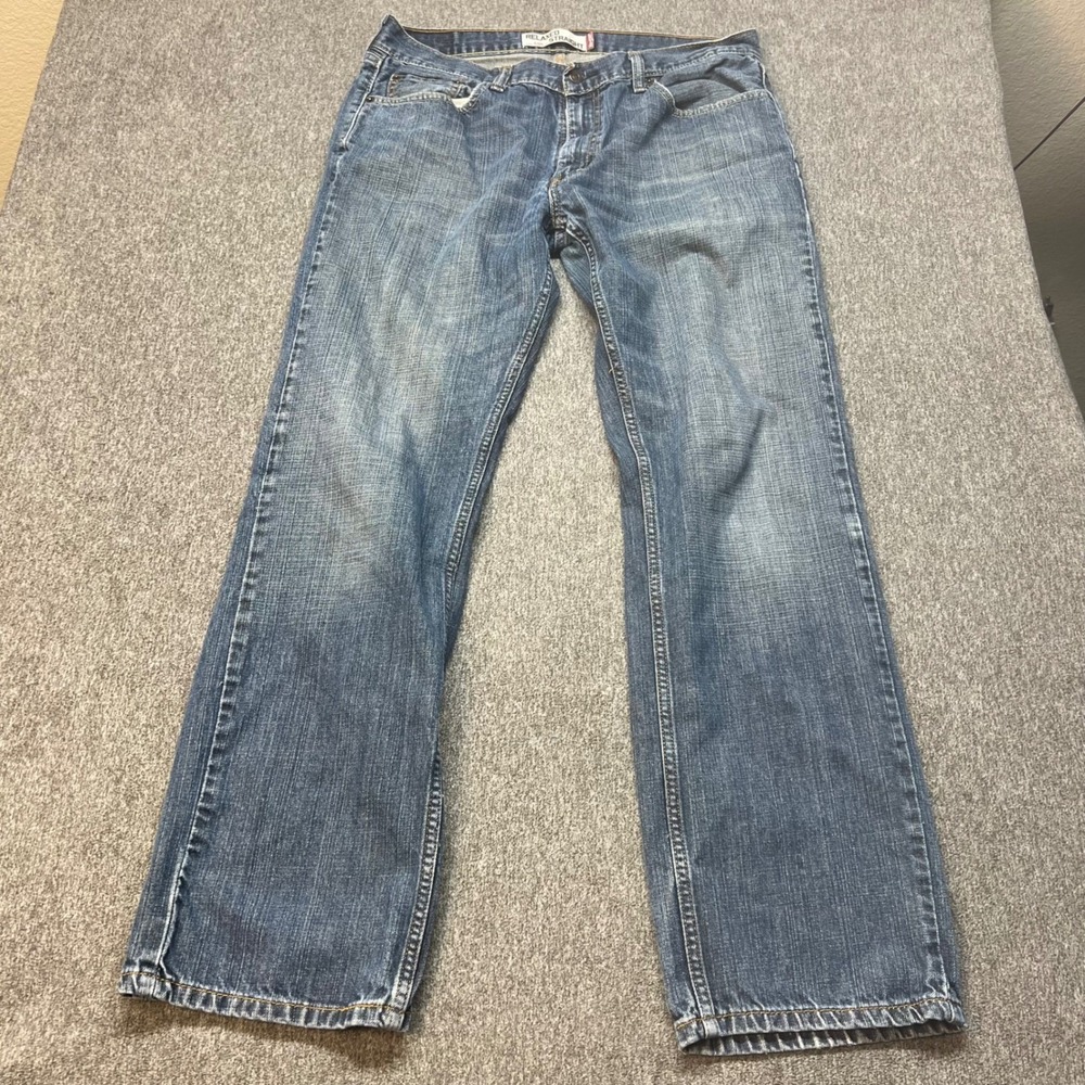Levi's 559 Relaxed Straight Jeans Men's Blue Denim Size 36x34 fits 36x32